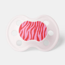 Mod Zebra Print Pacifiers