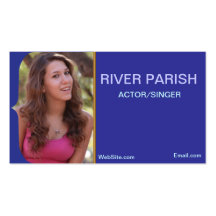 Model Headshot Business Card