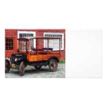 Model T Station Wagon Custom Photo Card