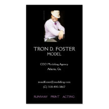 Modelling Profile Card Business Card