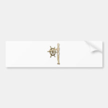 ModelWeatheredSteeringWheel061111 Bumper Sticker