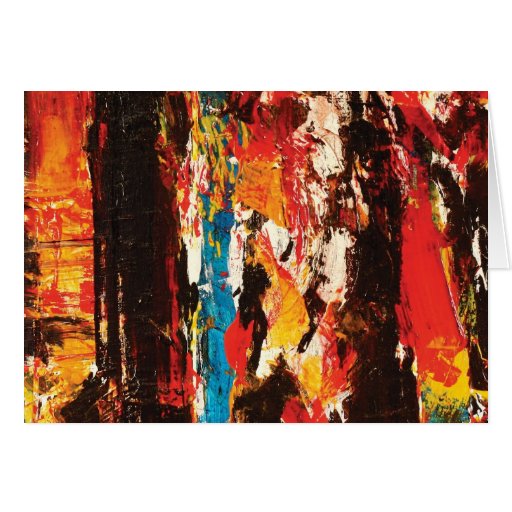 Modern Abstract Art Card