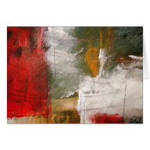 Modern Abstract Art Greeting Card