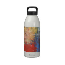 Modern Abstract Art Reusable Water Bottles