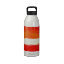 Modern Abstract Art - Rothko Style Reusable Water Bottle