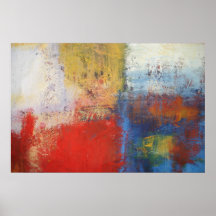 Modern Abstract Painting Art Print Poster