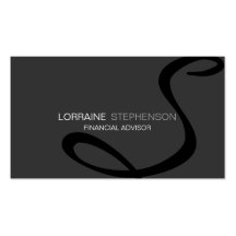 Modern and Elegant Monogram Business Card Template