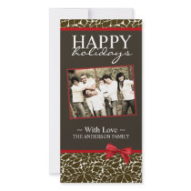 Modern and Stylish Christmas Photo Card