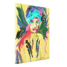 Modern Art - Butterfly kisses Gallery Wrap Canvas