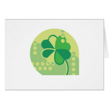 Modern Art St. Patrick's Day Design Cards