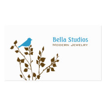 Modern Bird Business Cards