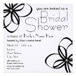 Modern Black & White Bridal Shower Invite