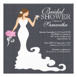 Modern Bride Wine Bridal Shower Invitations invitations
