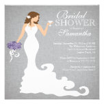 Modern Bride Wine Bridal Shower Invitations invitations