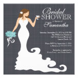 Modern Bride Wine Bridal Shower Invitations invitations