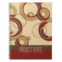 Modern Bubbles Notebook - Beige notebooks