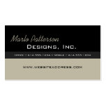 Modern Business Card :: Black & Eucalyptus