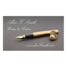 Modern Business Card for Writen Editor