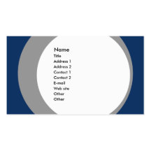 Modern Business/Social Networking Profile Card Business Card