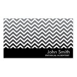 Modern Chevron Physical Scientist Business Card