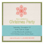 Modern Christmas Party Invitations invitations
