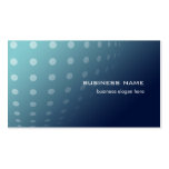 Modern Contemporary Abstract Dots Aqua Gradient Business Card