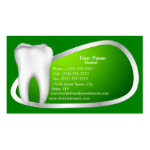 Modern Dental Dentist Business Card