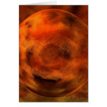 Modern Digital Painting Abstract Ball Card