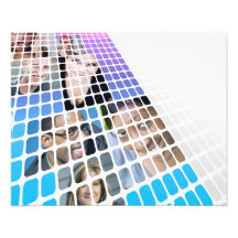 Modern Diversity People and Faces Collage Photo