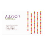 Modern Dots Calling Cards / Business Cards