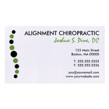 Modern Dots Chiropractic Business Card