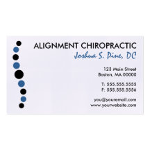 Modern Dots Chiropractic Business Cards