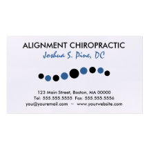 Modern Dots Chiropractic Business Cards