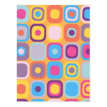 Modern Eames Rectangles 31 Post Card