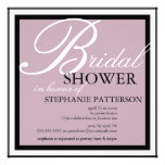 Modern & Elegant Bridal Shower in Lilac Invitation