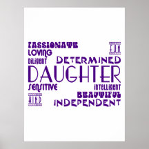 Modern Feminine Chic & Stylish Daughters Print