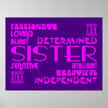 Modern Feminine Chic & Stylish Sisters Posters