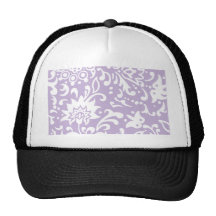 Modern Floral Pattern Gift Retro Baby Mauve Mesh Hats