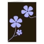 Modern Floral Silhouette Cards