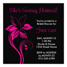 Modern Flower Personalized Announcement