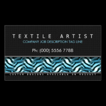 Modern Funky Abstract Blue Black Business Cards business cards