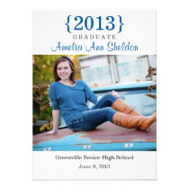 Modern Graduation Open House Invite invitations