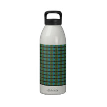 Modern Green Argyle Patterns Drinking Bottles