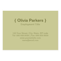 Modern Green Business Cards