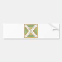 Modern Green Landscape - 3d Cloudcomputing Bumper Sticker