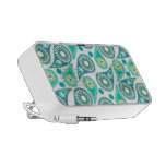 Modern Green Paisley Mini Speaker