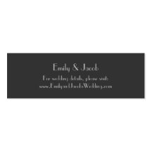 Modern Grey Monogram Website Insert Cards Business Card Templates