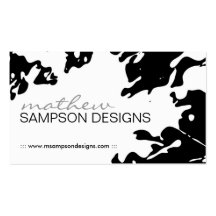 Modern Grunge Business Card