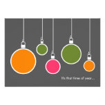 Modern Holiday Invitation - Dark Grey