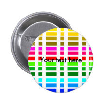 Modern horizontal rainbow dashes and dots buttons